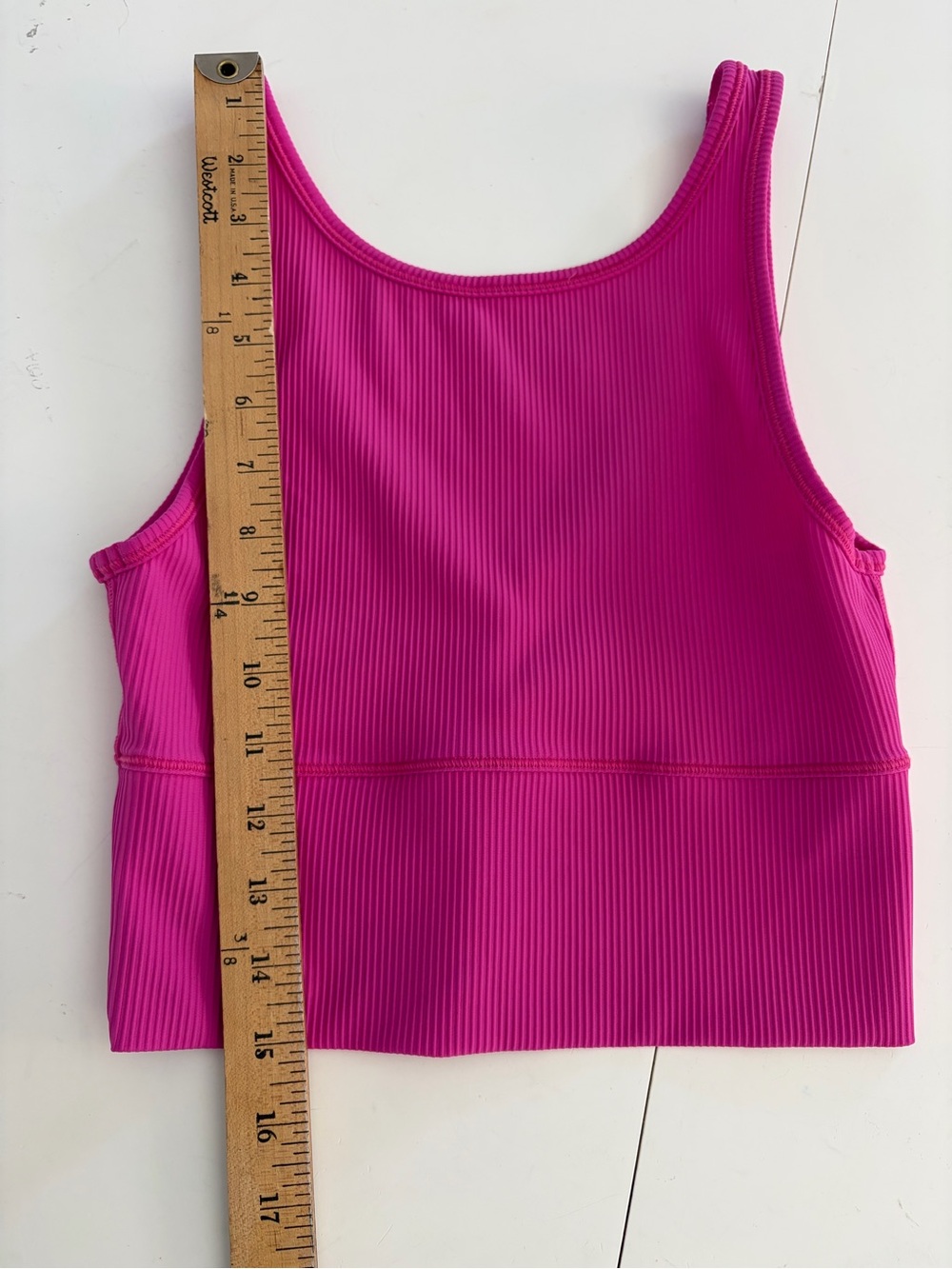 Lululemon Power Pivot Ribbed Fitted Reversible Tank Top In Pink - Picture 5 of 5
